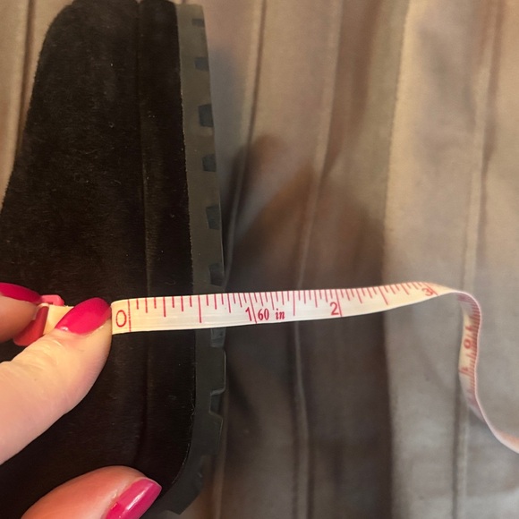 Karl Lagerfeld Black Suede Ankle Boots size 8 - Picture 13 of 16